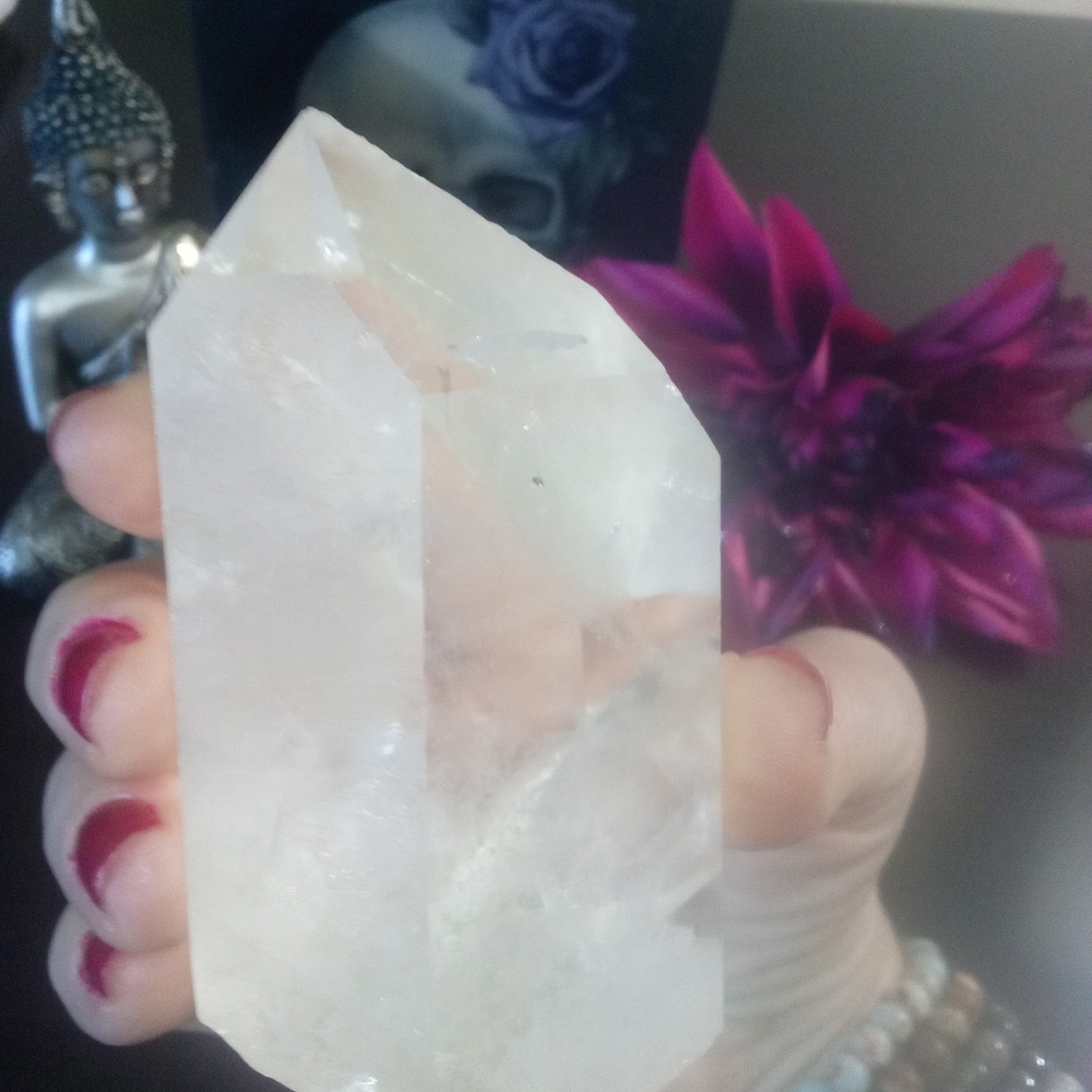 Clear Quartz Point From Brazil - Picture 5 of 15